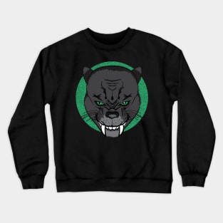 Black Hungry Cat Crewneck Sweatshirt